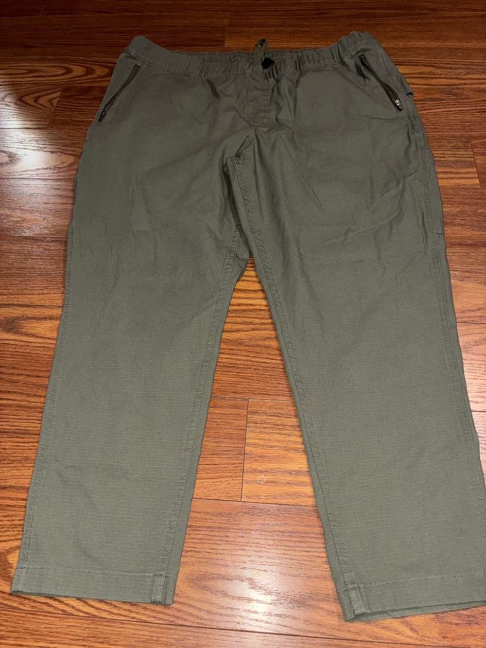 Carhartt Women's Force Relaxed Fit Olive Green Drawstring Ripstop Work‎ Pants XL